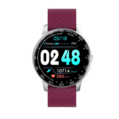 Multicolor Rotatable IP68 Waterproof Heart Rate Smartwatches , Sport Smart Wristband H30