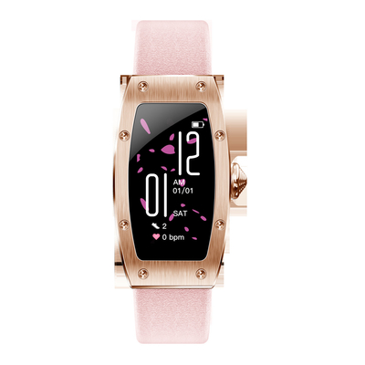 ROHS HRS3300 1.69 Inch Ladies Smart Bracelet With Rose Gold Strap